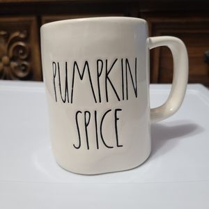 Rae Dunn M stamped Pumpkin Spice mug